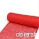 De Haute qualité de Toile de Jute Chemin de Table – Col. 009 Rouge – 300 mm/5 m – 29300–300–5 – 009 - B01GHLIK0M